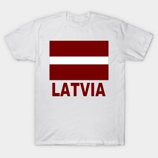 The Pride of Latvia - Latvian Flag Design T-Shirt